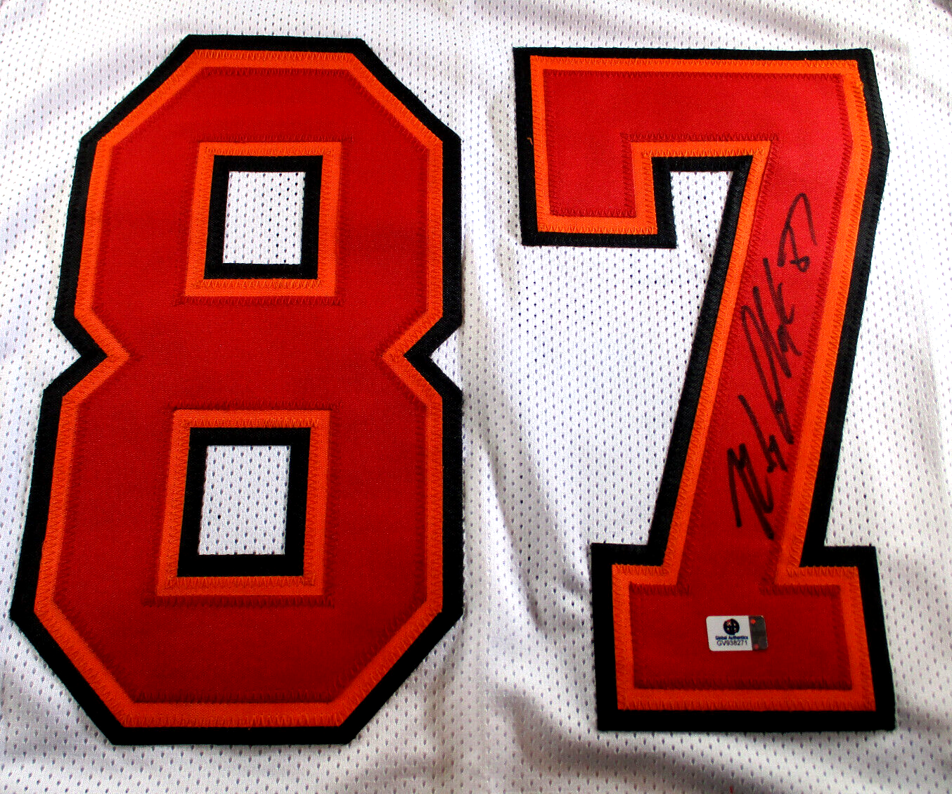 Rob Gronkowski / Autographed Tampa Bay Buccanneers White Custom Jersey / C.O.A.