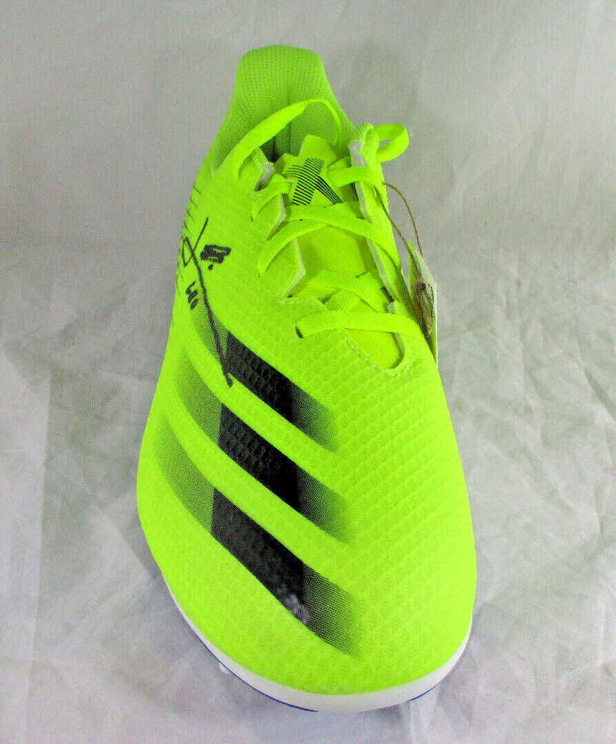 Lionel Messi / Autographed Adidas Ghosted.4 Yellow & Black Soccer Cleat / COA