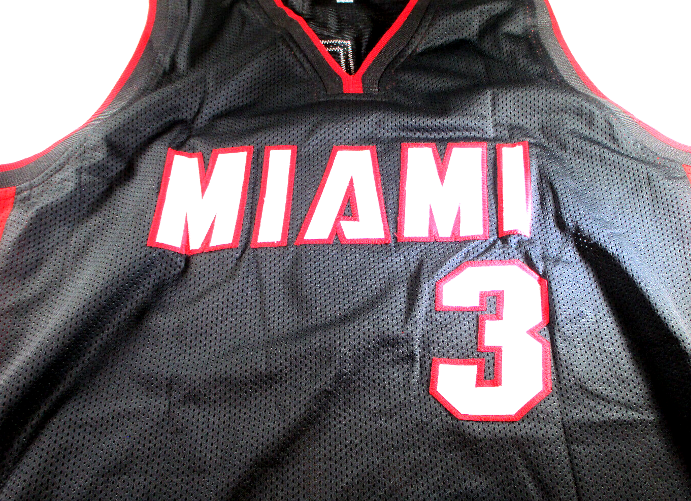 Dwayne Wade / Autographed Miami Heat Black Custom Basketball Jersey / C.O.A.