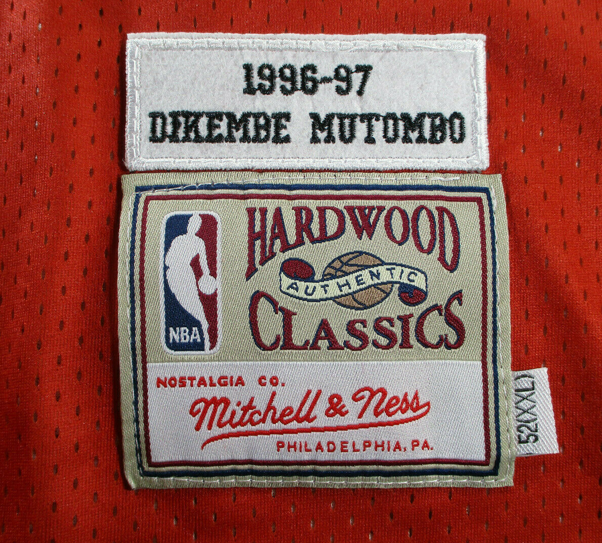 Dikembe Mutombo / Autographed Atlanta Hawks Throwback Basketball Jersey / COA