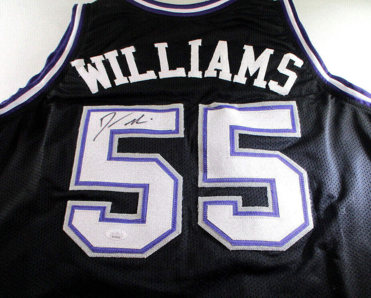 Jason Williams / Autographed Sacramento Kings Custom Basketball Jersey / JSA COA