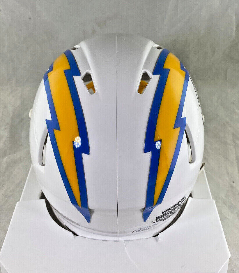 Asante Samuel Jr. / Autographed San Diego Chargers Riddell Mini Helmet / JSA