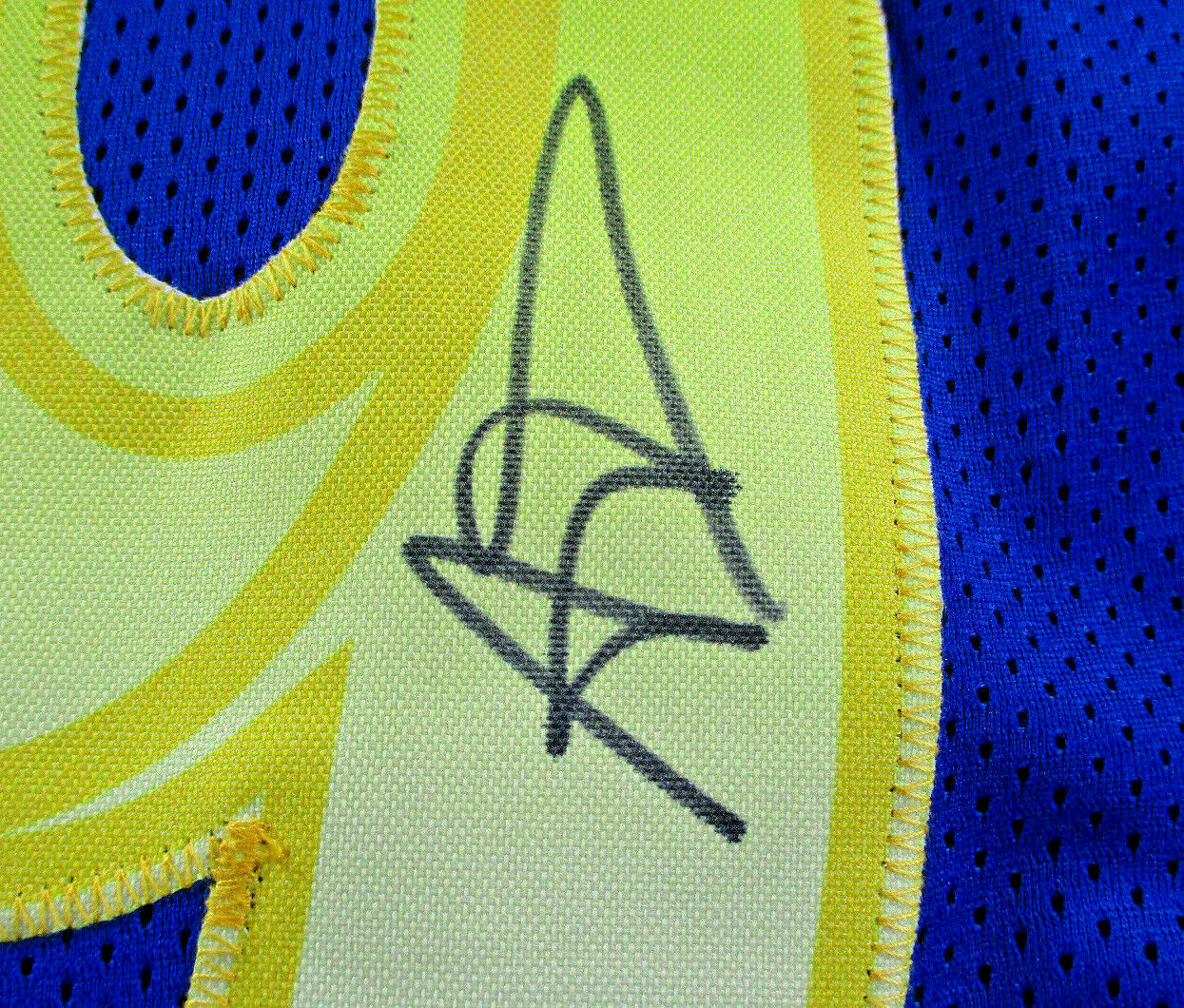 Aaron Donald / Autographed Los Angeles Rams Blue Custom Football Jersey / COA