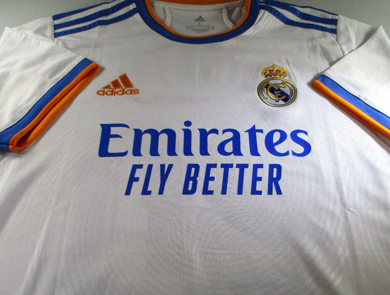 Vinicius Jr. / Autographed Real Madrid White Pro Style Soccer Jersey / Beckett
