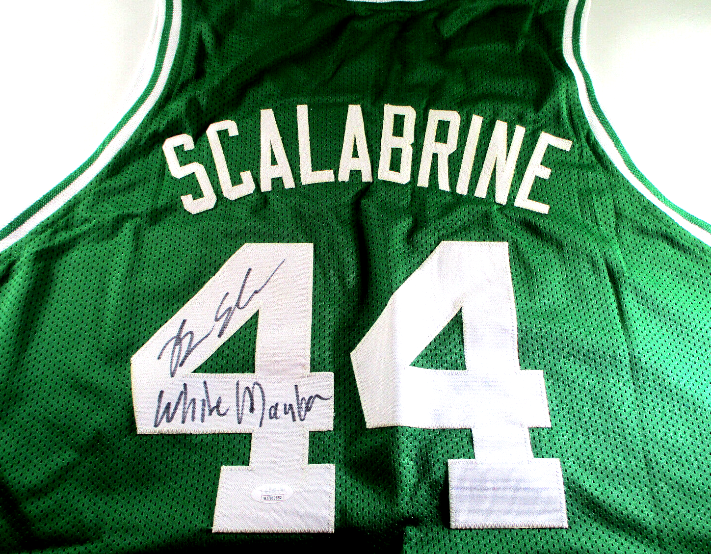 Brian Scalabrine / Autographed Boston Celtics Green Custom Jersey / JSA Witness