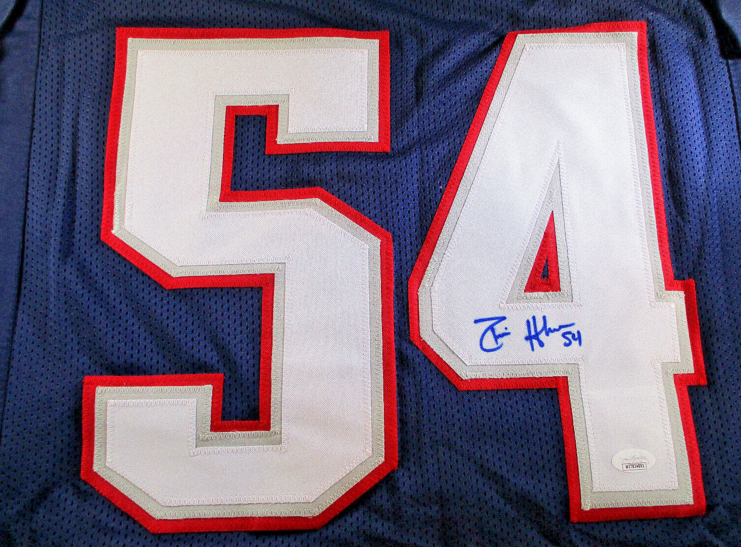 Dont'a Hightower / Autographed New England Patriots Custom Football Jersey / JSA