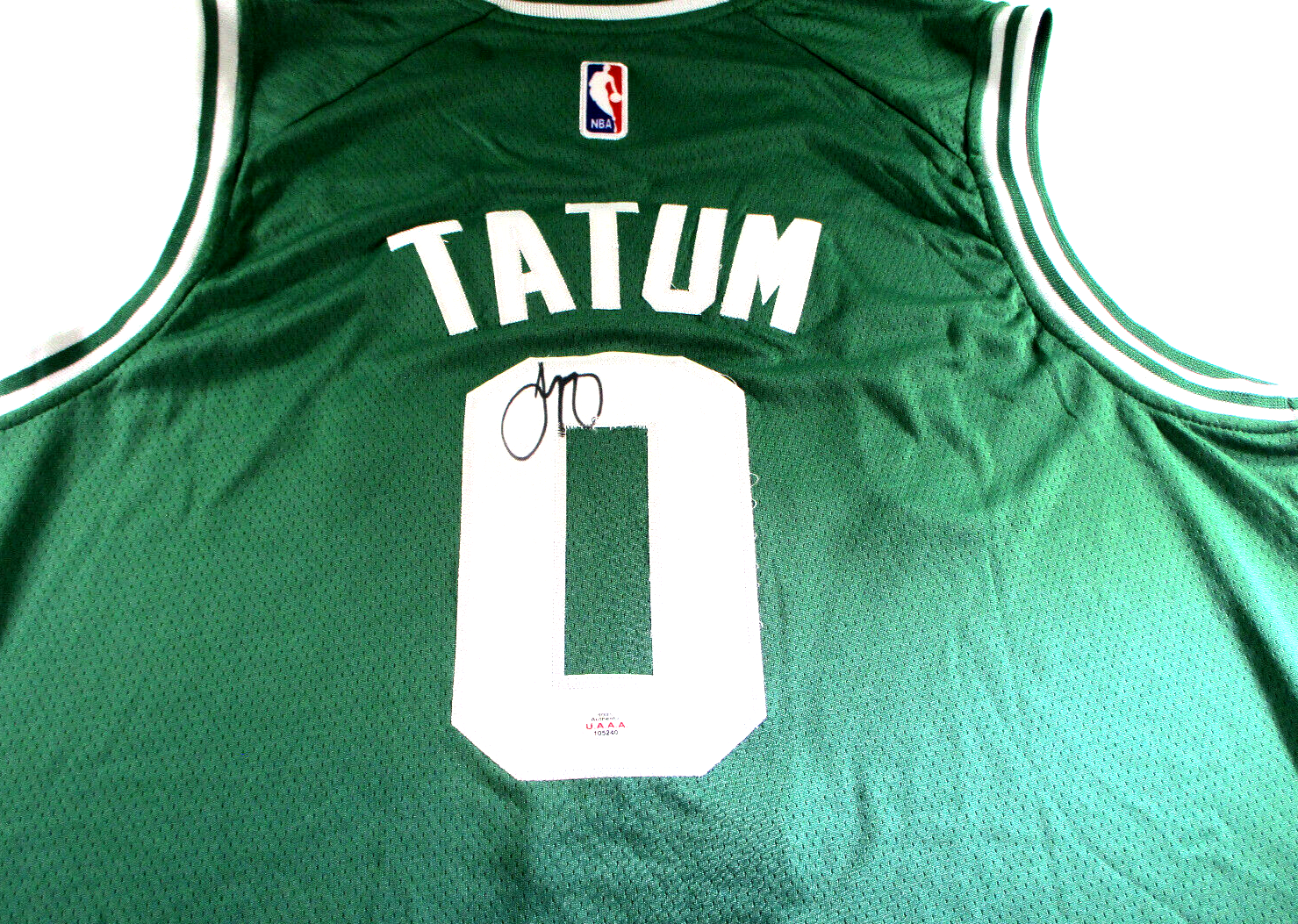 Jayson Tatum / Autographed Boston Celtics Pro Style Basketball Jersey / COA