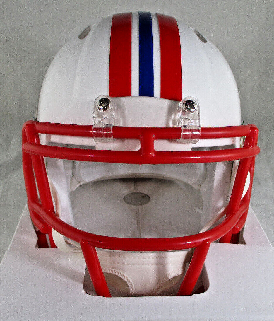 Rob Gronkowski / Autographed New England Patriots Throwback Mini Helmet / COA
