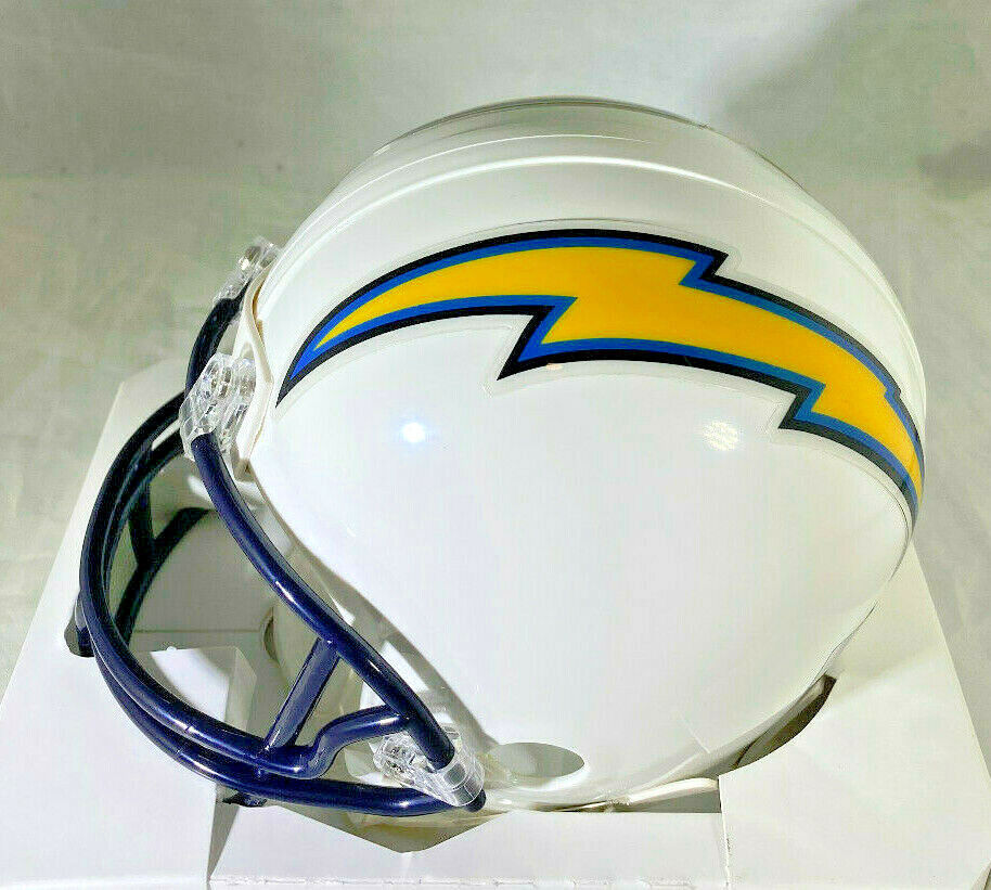 Ladanian Tomlinson / Autographed San Diego Chargers Mini Helmet / Player Holo