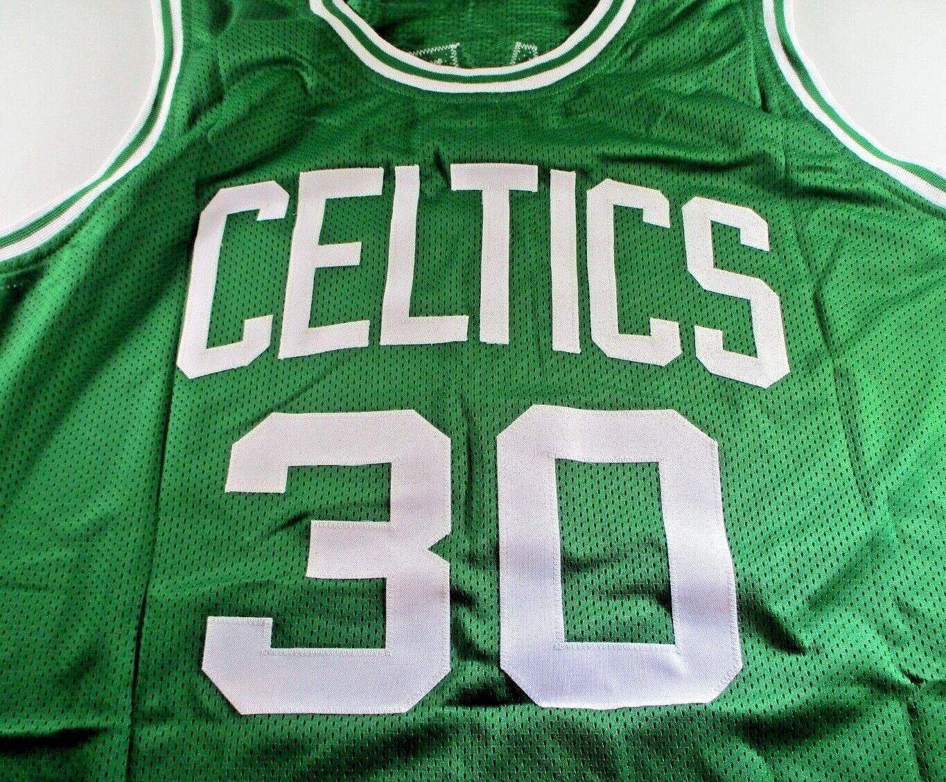 M.L. Carr / Autographed Boston Celtics Green Custom Basketball Jersey / JSA COA