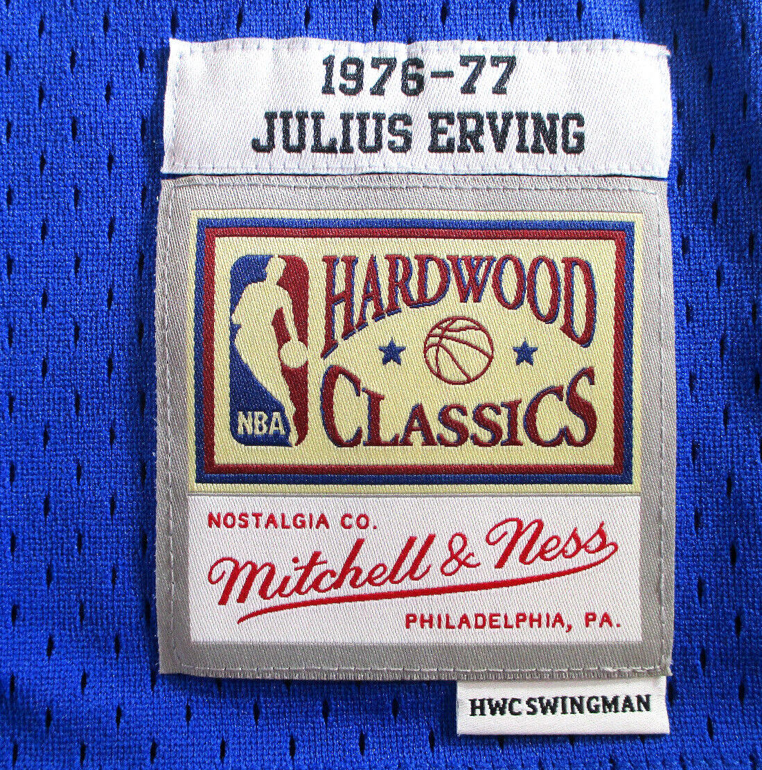 Julius Erving / Autographed Philadelphia 76Ers Hwc M & N Jersey / JSA & Beckett