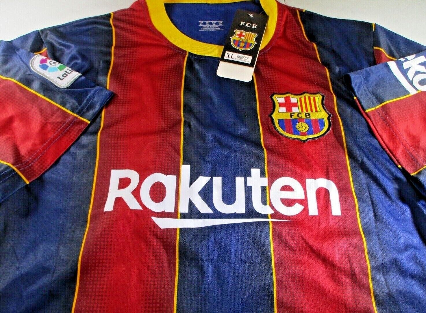 Lionel Messi / Autographed Futbol Club Barcelona Pro Style Soccer Jersey / COA
