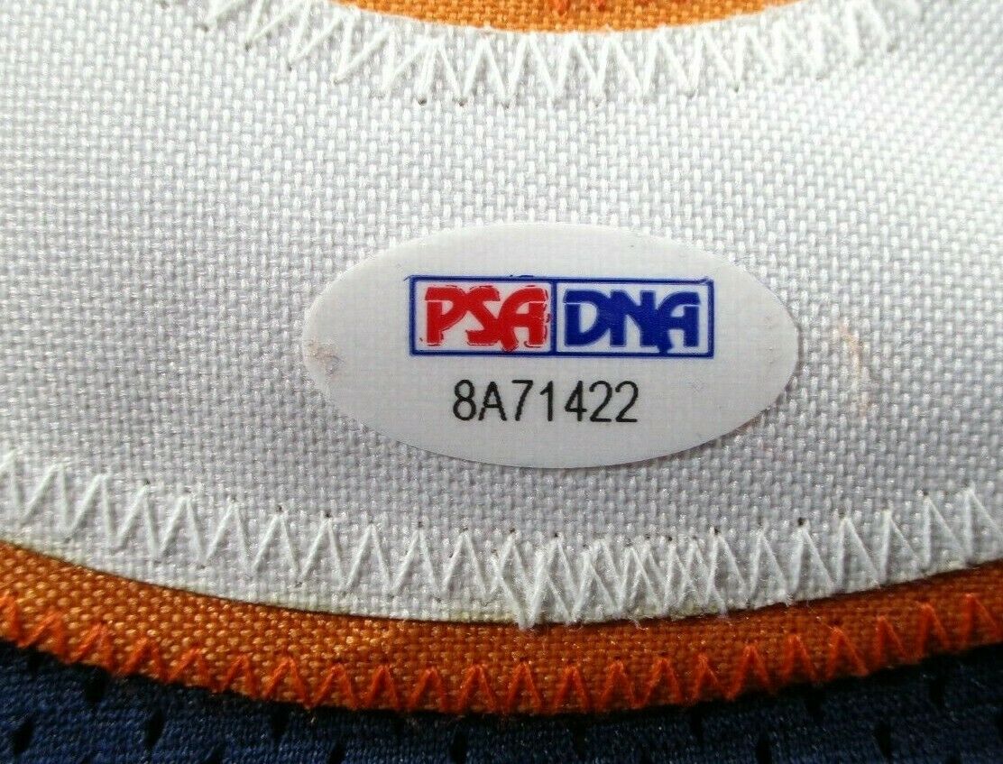 Mike Ditka / Autographed Chicago Bears Blue Custom Football Jersey / PSA/DNA COA