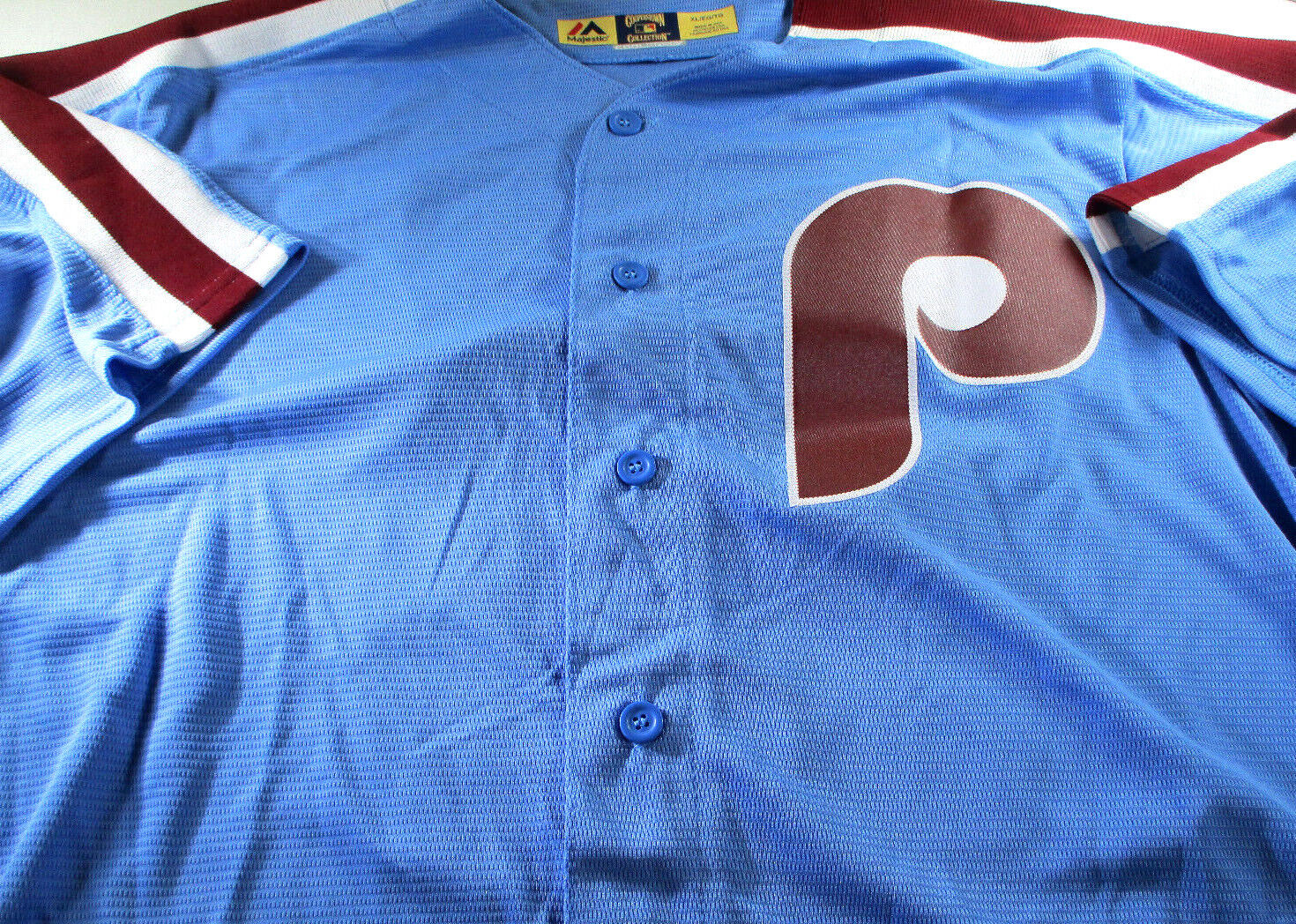 Mike Schmidt / Autographed Philadelphia Phillies Majestic Baseball Jersey / JSA