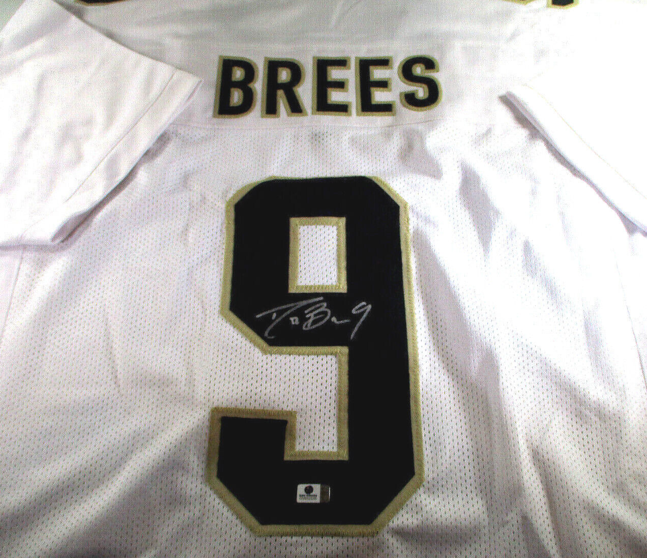 Drew Brees / Autographed New Orleans Saints Saints Custom Football Jersey / COA