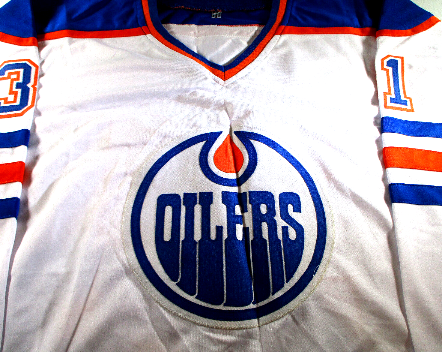 Grant Furh / Autographed Edmonton Oilers White Custom Jersey / JSA Witnessed COA