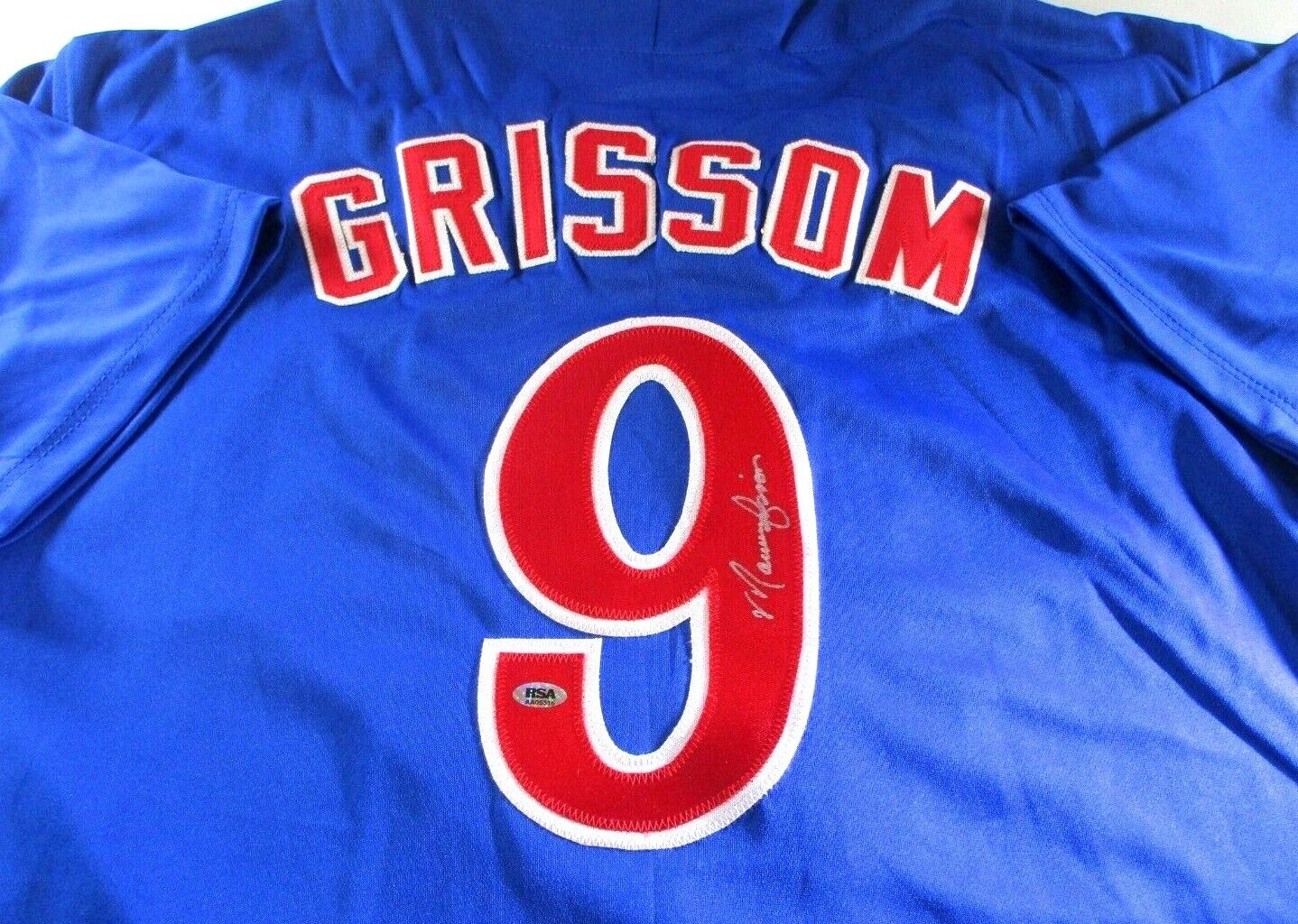 Marquis Grissom / Autographed Montreal Expos Custom Baseball Jersey / RSA COA