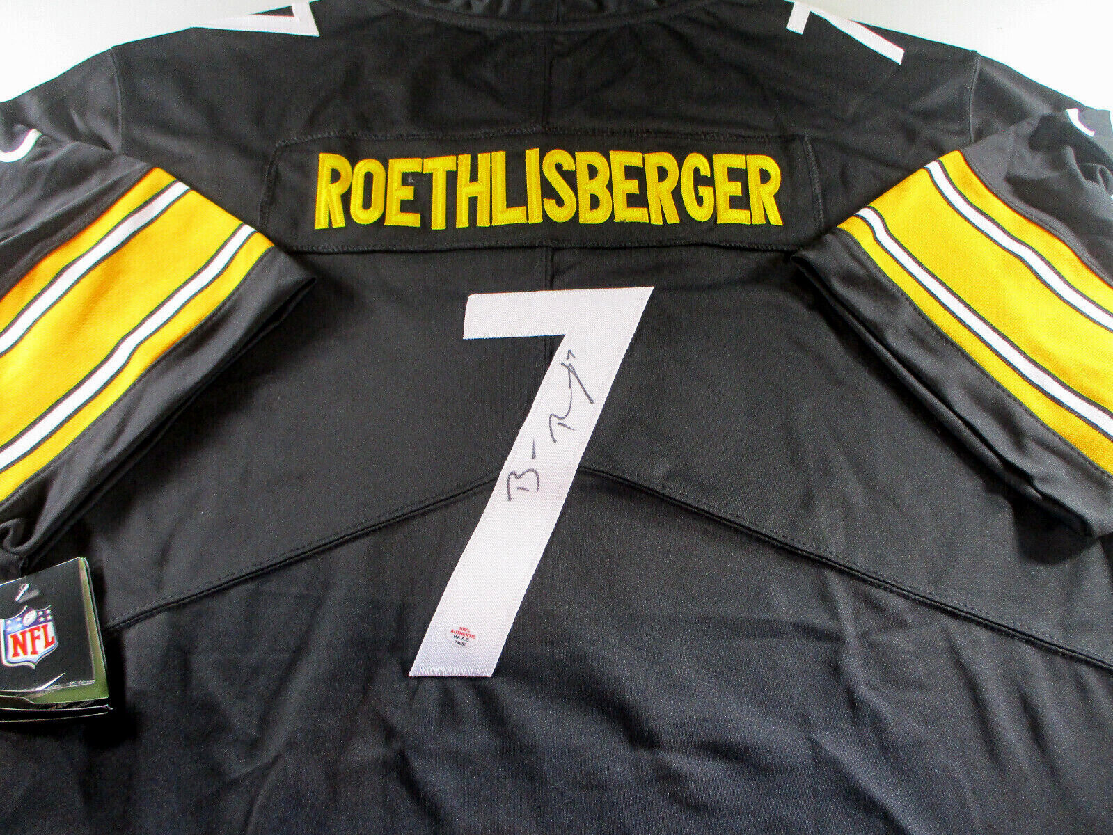 Ben Roethlisberger / Autographed Pittsburgh Steelers Pro Style Jersey / COA