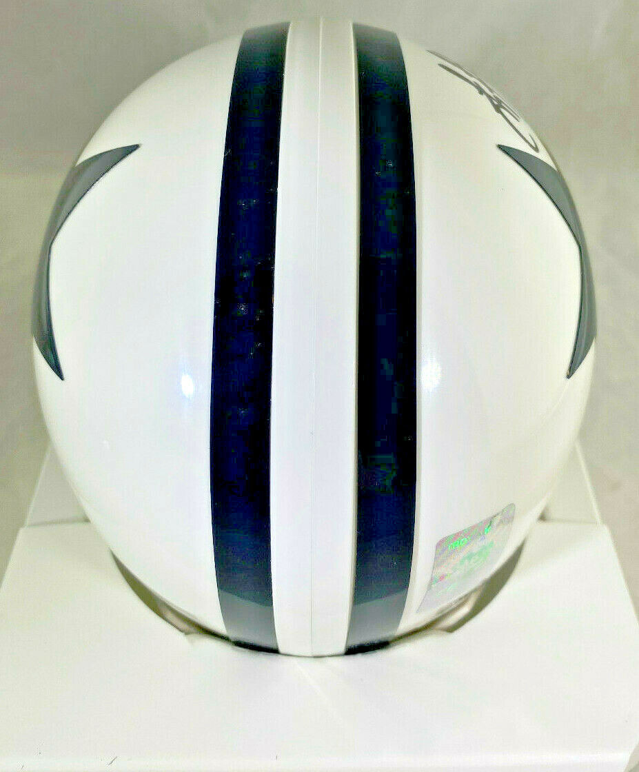 Troy Aikman / Autographed Dallas Cowboys Throwback Mini Helmet / Aikman Holo