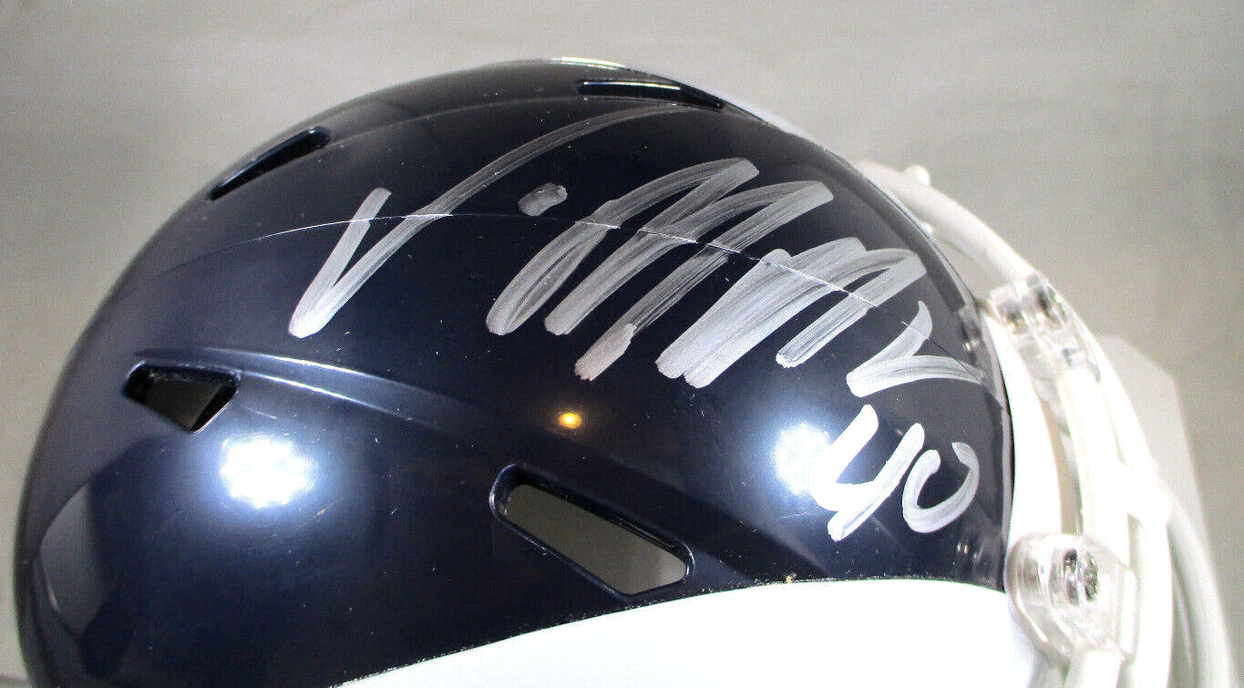 Von Miller / Autographed Los Angeles Rams Black & White Speed Mini Helmet / COA