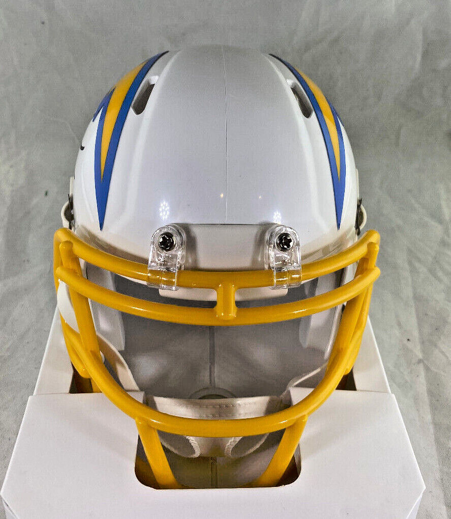 Asante Samuel Jr. / Autographed San Diego Chargers Riddell Mini Helmet / JSA