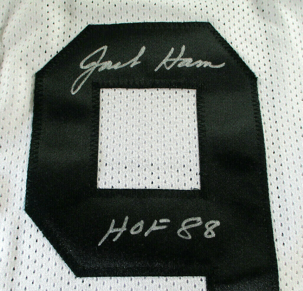 Jack Ham / HOF '88 / Autographed Pittsburgh Steelers White Custom Jersey / JSA