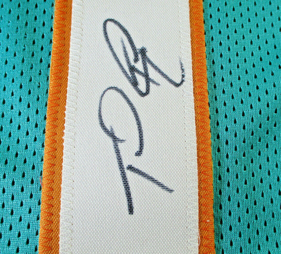 Tua Tagovailo / Autographed Miami Dolphins Teal Custom Football Jersey / COA