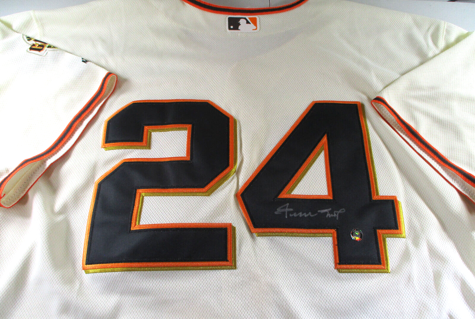 Willie Mays / Autographed San Francisco Giants Pro Style Jersey / Say Hey Holo