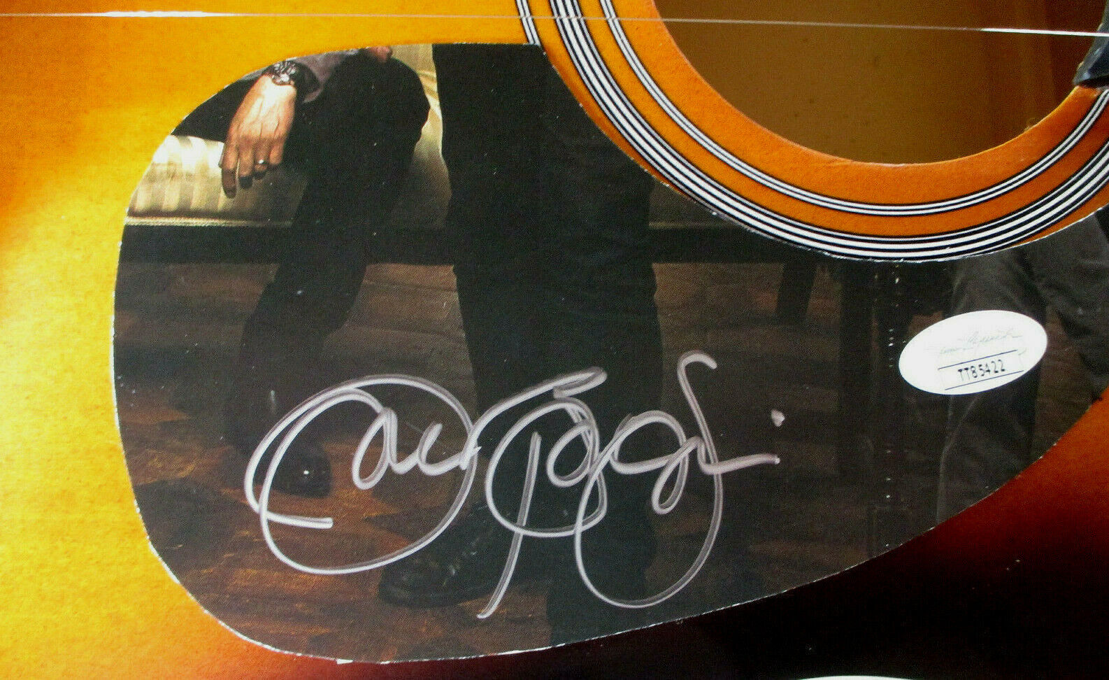 Jon Bon Jovi / Autographed 39" Three Color Sunburst Brown Acoustic Guitar / JSA