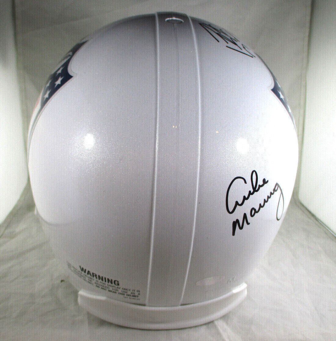 Peyton Eli Archie Manning / Autographed NFL Full Size Replica Helmet / Steiner