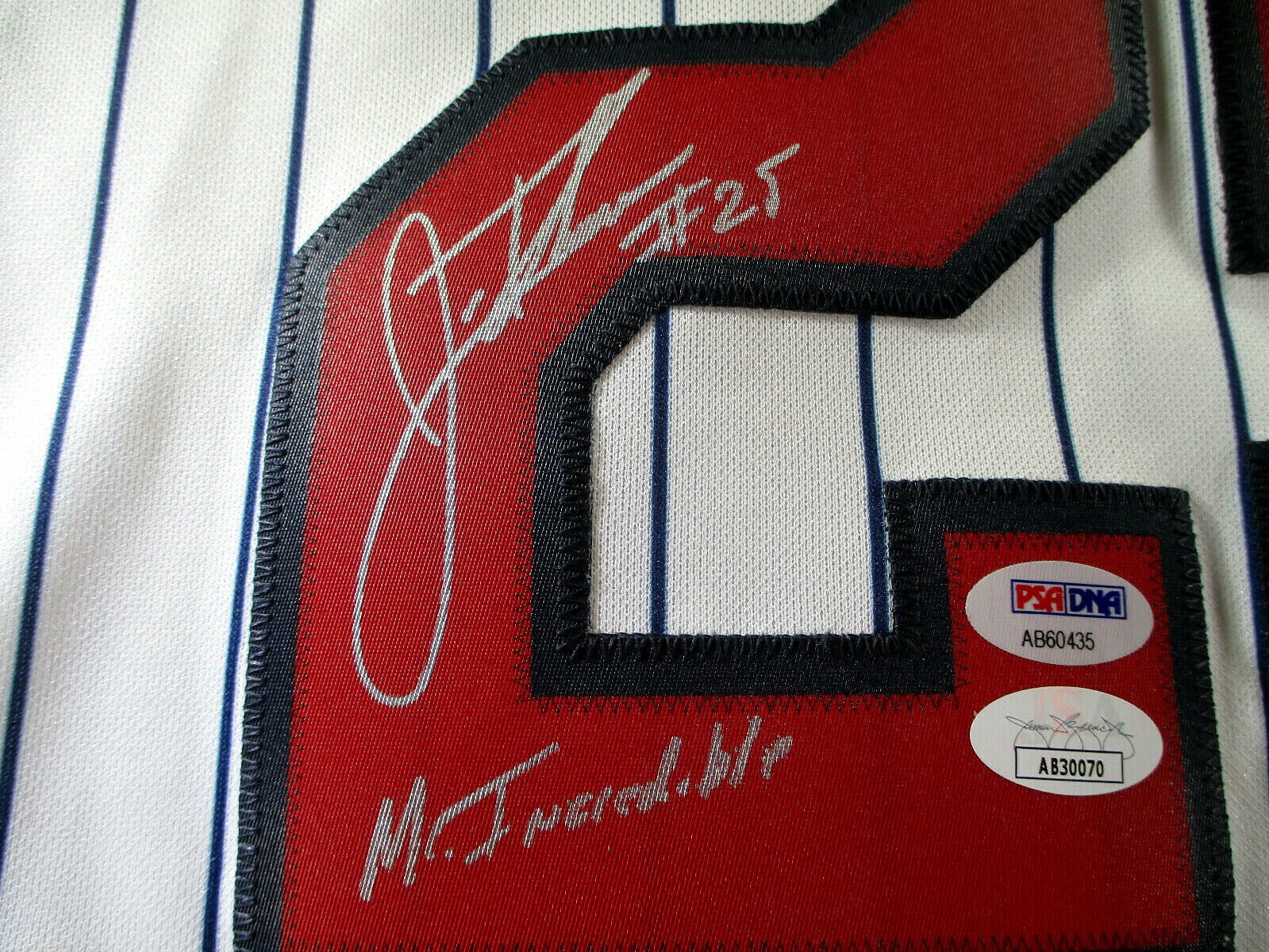 Jim Thome / Autographed Minnesota Twins Majestic Baseball Jersey / PSA/DNA & JSA