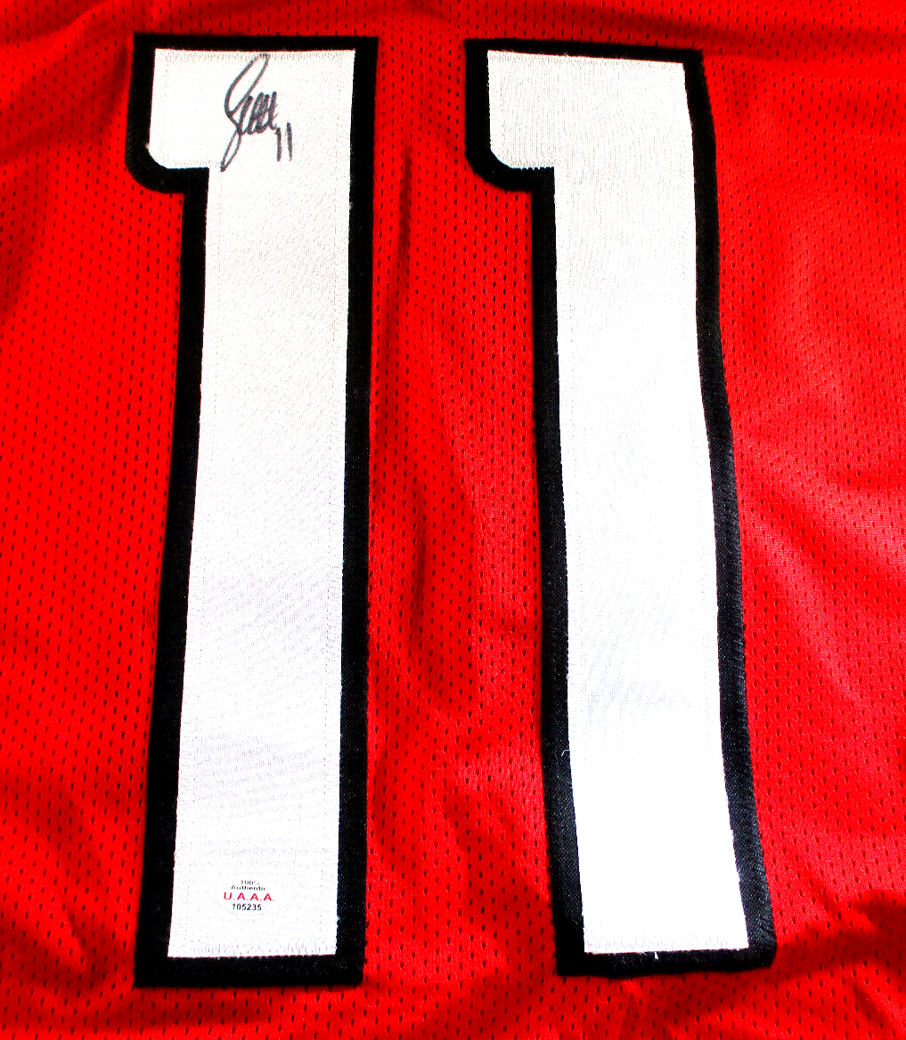 Larry Fitzgerald / Autographed Arizona Cardinals Custom Football Jersey / COA