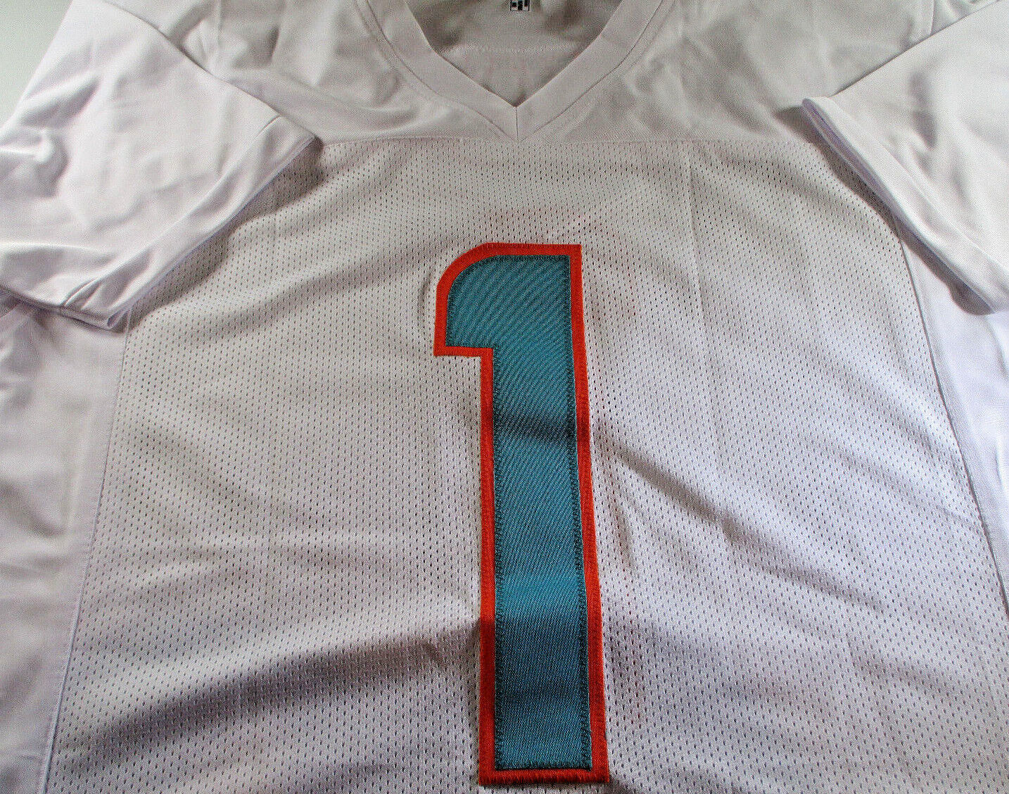 Tua Tagovailoa / Autographed Miami Dolphins White Custom Football Jersey / COA