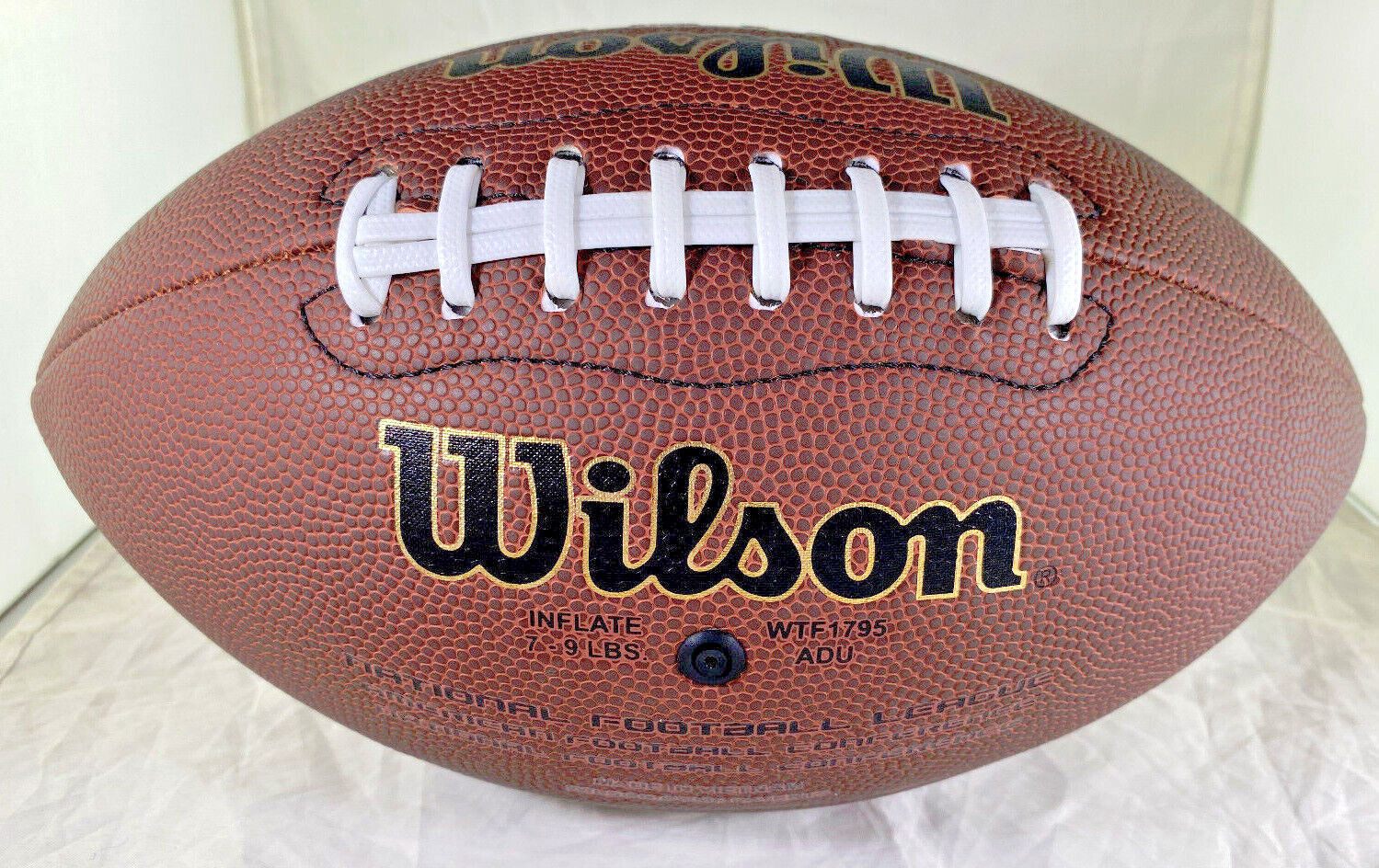 Aaron Donald / Autographed Full Size Wilson Brand Nfl Gold Logo Football / C.O.A