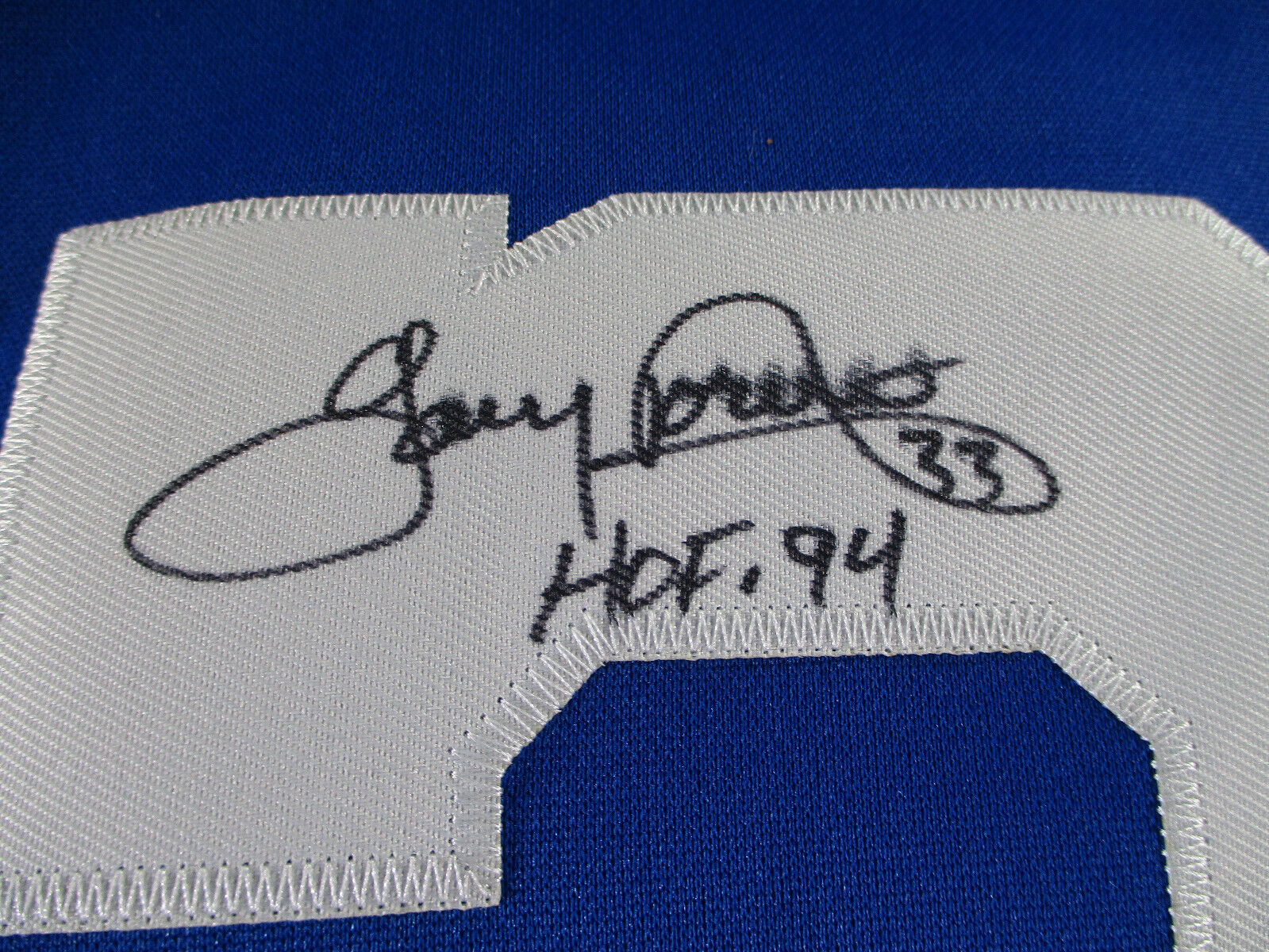 Tony Dorsett / Hall Of Fame/ Autographed Dallas Cowboys Throwback Jersey / COA