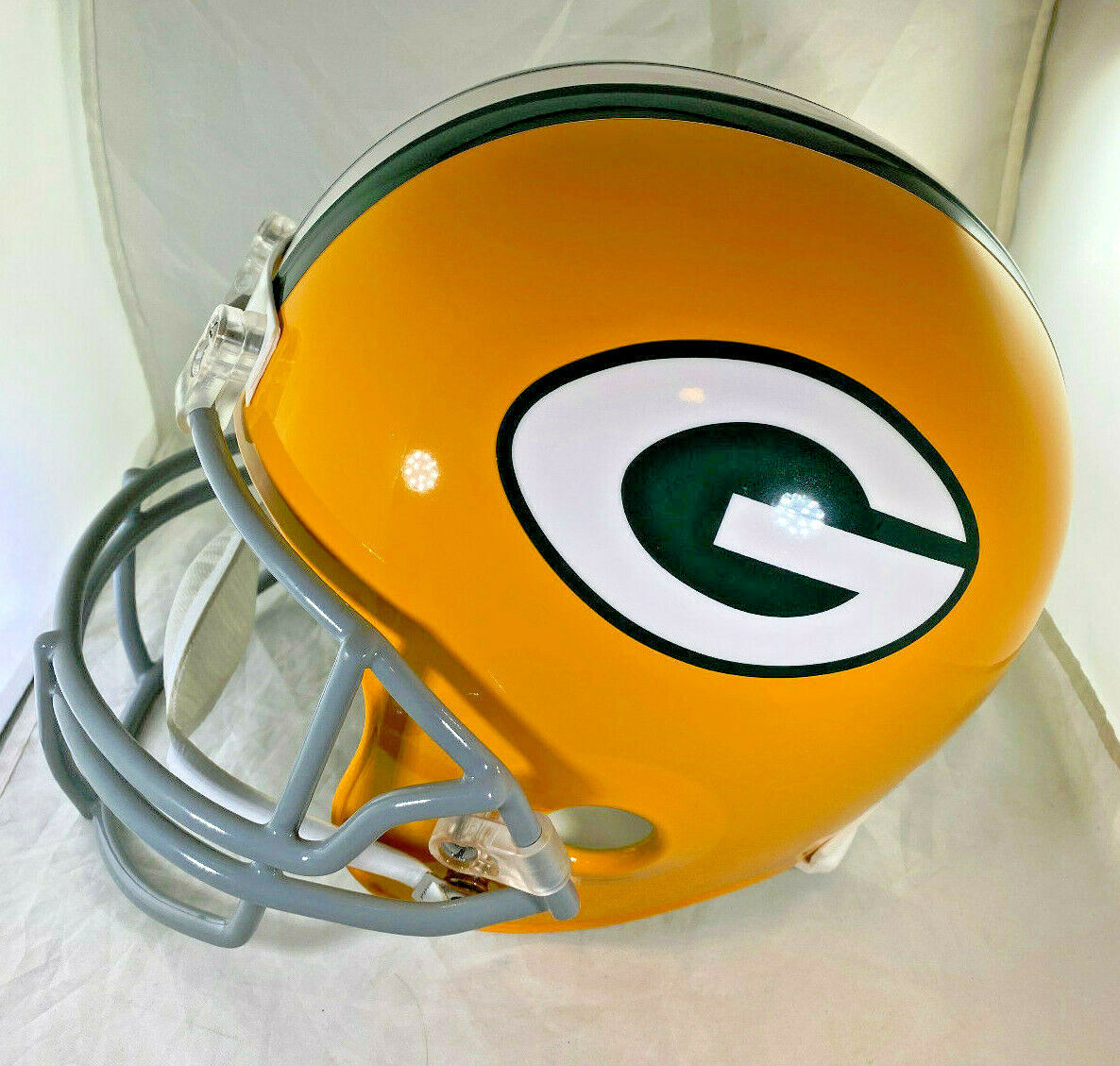 Bart Starr / Autographed Green Bay Packers Full Size Throwback Helmet / Steiner