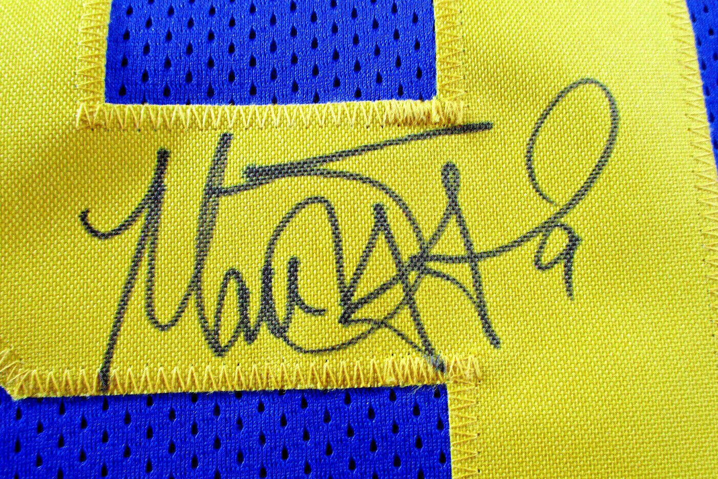 Matthew Stafford / Autographed Los Angeles Rams Blue Custom Jersey / COA