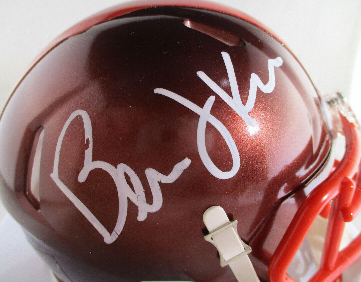 Bernie Kosar / Autographed Cleveland Browns Flash Alternate Mini Helmet / JSA
