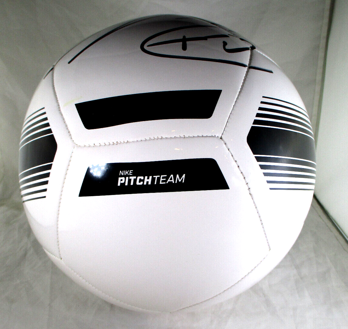Christiano Ronaldo / Autographed Nike Pitch Team Full Size Soccer Ball / COA