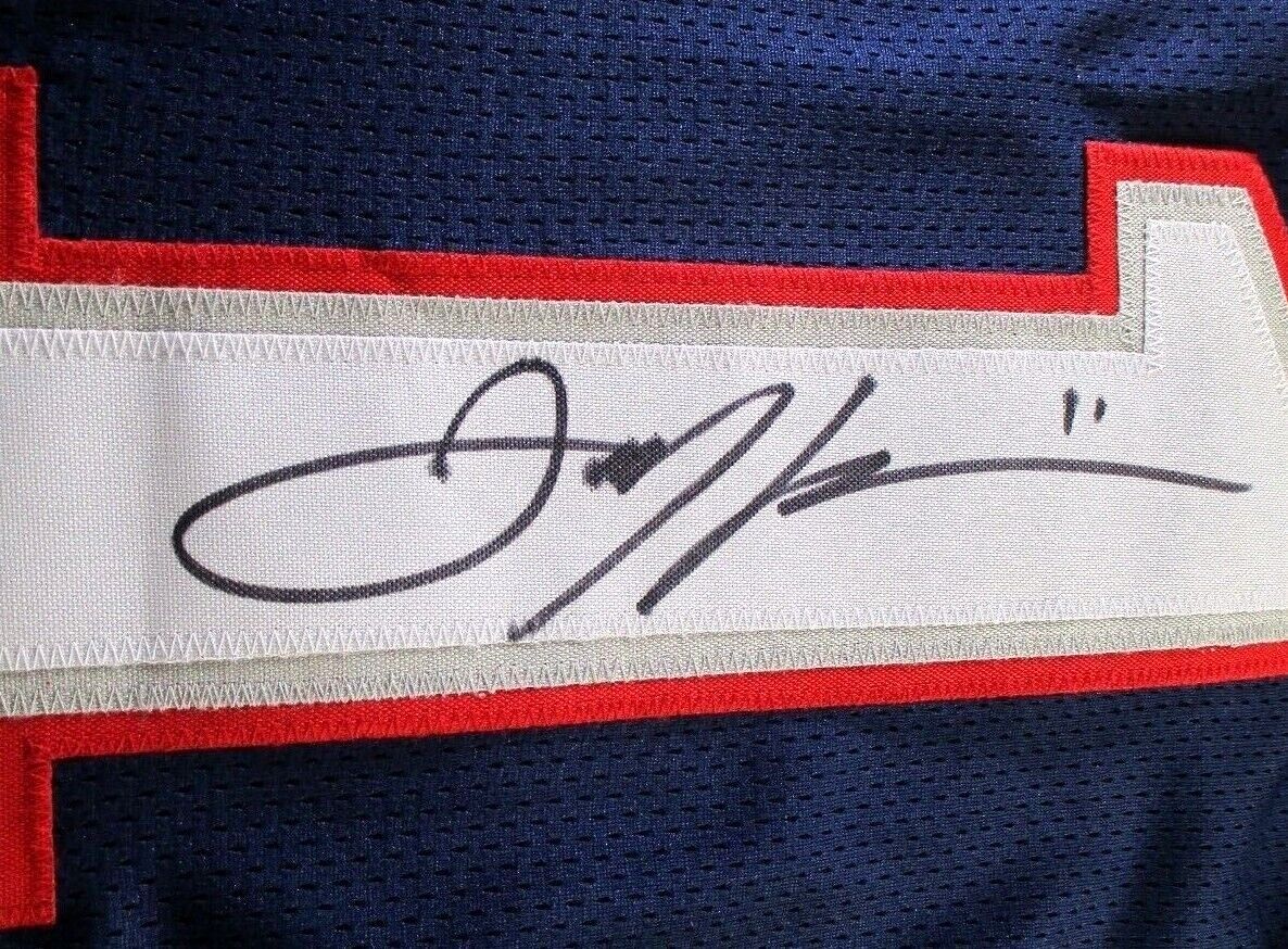 Julian Edelman / Autographed New England Patriots Custom Football Jersey / COA